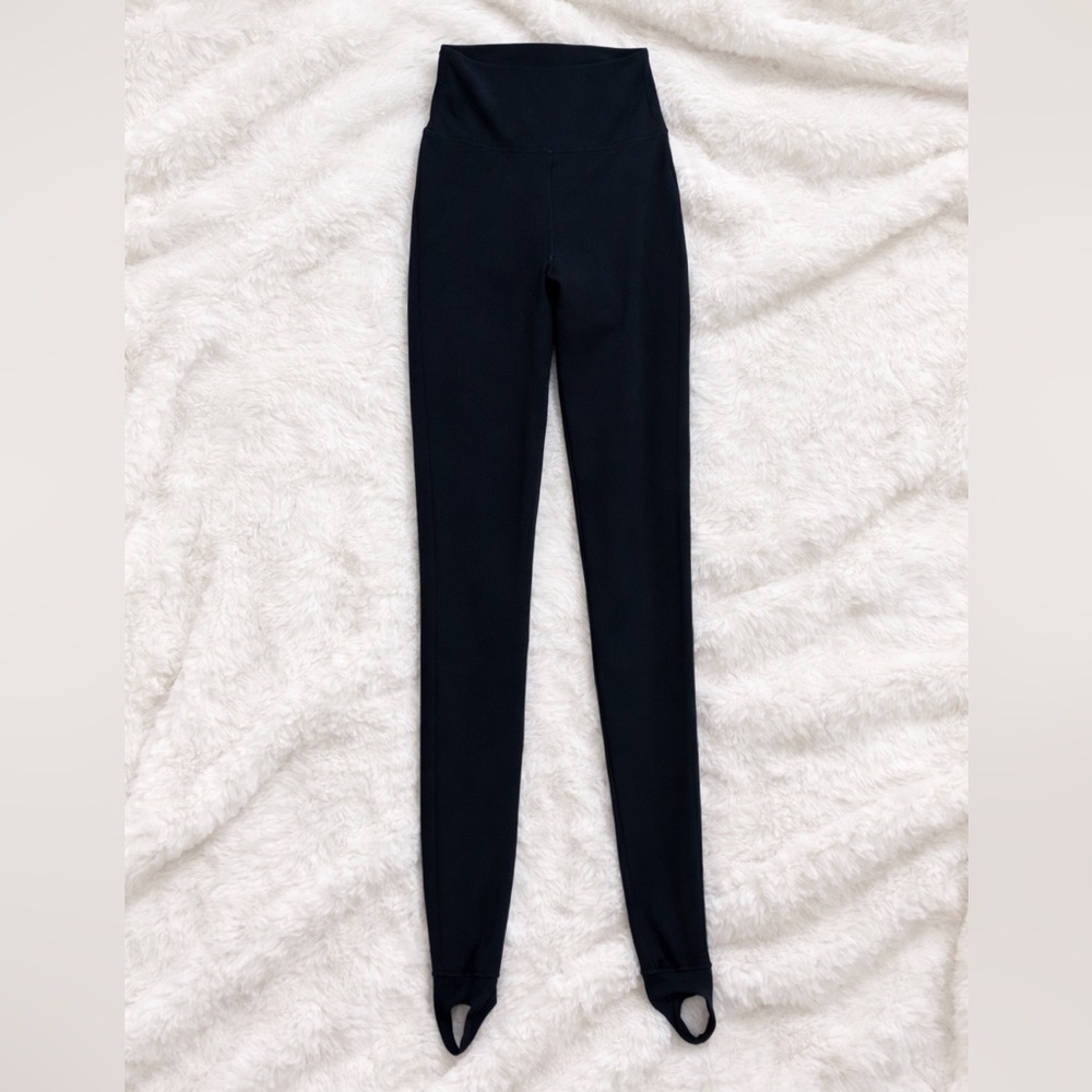 Lululemon Athletica Black Leggings with Seam Detail